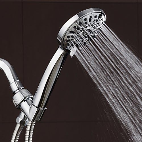 AquaDance 3316 High Pressure 6-Setting 4" Chrome Face Hand Held Head with Hose for The Ultimate Shower Experience Officially Independently Tested to Meet Strict US Quality & Performance Standards - Image 6