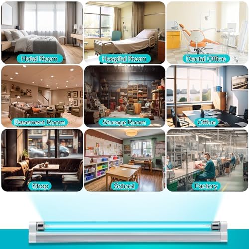 1 Pack 8W UVC Light with Ozone, for Shoes Closet Cabinet Bathroom - Image 7