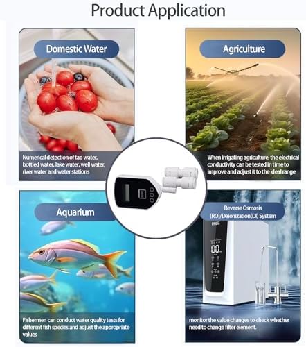 in-Line TDS Meter, Digital Water Tester and PPM Measurement Meter Monitor - Image 6