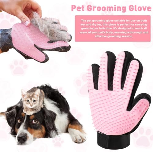 Dog Shower Attachment with 6.6FT Shower Hose, 8 Sprayer Modes Dog Washing Hose Attachment for Bathroom & Bathtub, Outdoor Use Dog Washing Kit with Pet Grooming Glove Shampoo Dispenser and Holder - Image 6