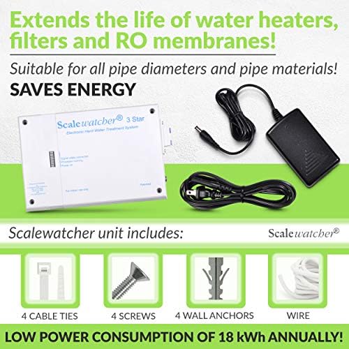 Scalewatcher 3 Original Electronic Descaler | USA Made & Patented Hard Water Softener/Conditioner Alternative | 600mA Chemical-Free and Salt-Free Electric Limescale Preventer and Remover - Image 6