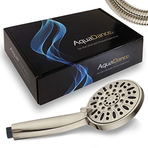 AquaDance High Pressure Luxury 6-mode Ergonomic Handheld Shower Head Set - Image 7