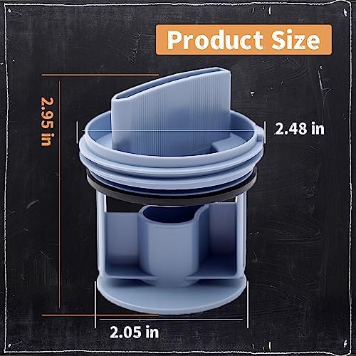 647920 Washer Drain Pump Filter Compatible with Bosch Washing Machine, 00605010 00647920 602008 AP5972227 PS11704964 Drain Pump Coin Trap Fluff Filter Replacement for Thermador Gaggenau - Image 7
