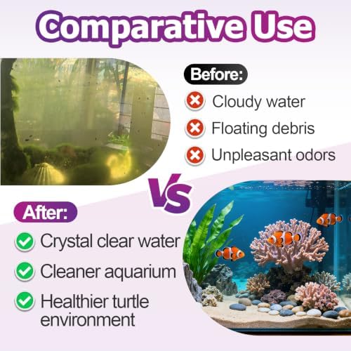 10 Pcs Turtle Tank Filter Compatible with TARARIUM IX-120 & IX-120 U-V - Image 7