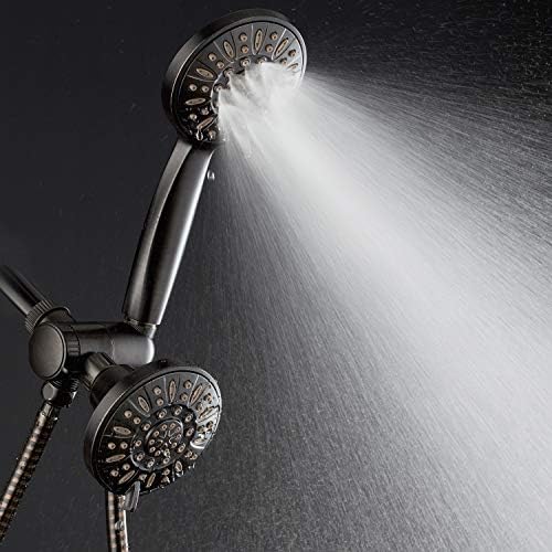 AquaDance Oil Rubbed Bronze Premium High Pressure 48 3-Way Combo for The Best of Both Worlds – Enjoy Luxurious Rain Head and 6-Setting Hand Held Shower Separately or Together - Image 7