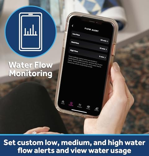 GE Smart Water Softener with Integrated Filtration, 30,000 Grain, Reduce Hard Minerals to Whole House, Built-in WiFi with Water Flow Alerts, Soft Water for Shower, Appliances, and Plumbing, GXMD30W - Image 6