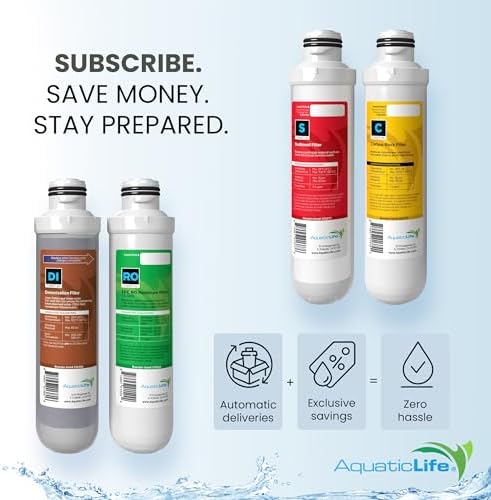 AquaticLife Twist-In RO/DI Replacement Kit, 75 GPD, 4-Piece - Image 6