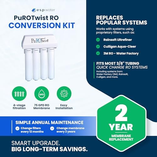 PuROTwist Reverse Osmosis 4-Stage RO System Conversion Kit - Image 7