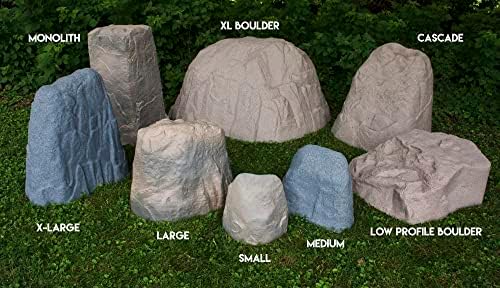 Emsco Group 2187 Landscape Rock - Natural Granite Appearance -Small -Lightweight - Easy to Install - Image 6