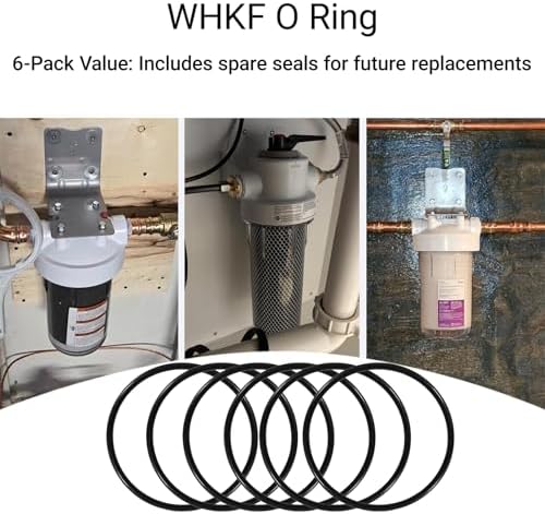 6-Pack WHKF-C8 O-Rings for Whirlpool Water Filter – Compatible with WHKF-DWHV, WHKF-DWH, WHKF-DUF, WHCF-DWHV, WHCF-DUF – Premium Rubber Seals for Leak-Free Performance, Cold Water Use - Image 5