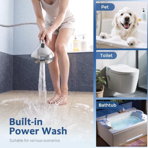 MakeFit Dual Rain Shower Head Combo with Handheld, High Pressure, 10 Modes - Image 6