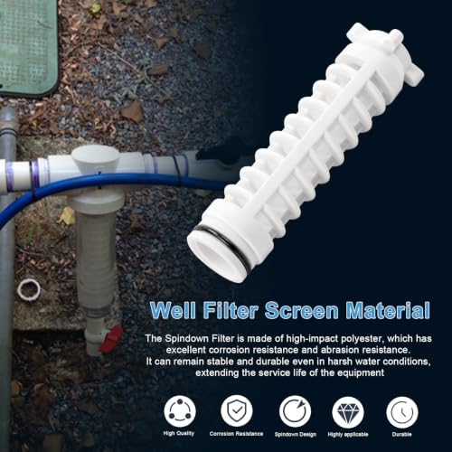 1" 60 Mesh Spin Down Filter Replacement Rusco Vu-Flow - Image 7