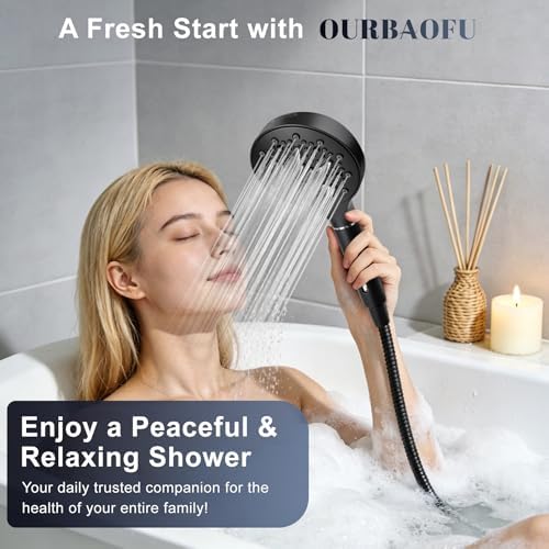 Filtered Shower Head with Handheld, High Pressure 7-Spd Showerhead - Image 6