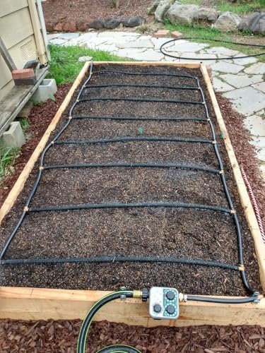 1" id - 50 ft Black Vinyl Tubing Flexible PVC Irrigation Hose & 2 Clamps - Image 7