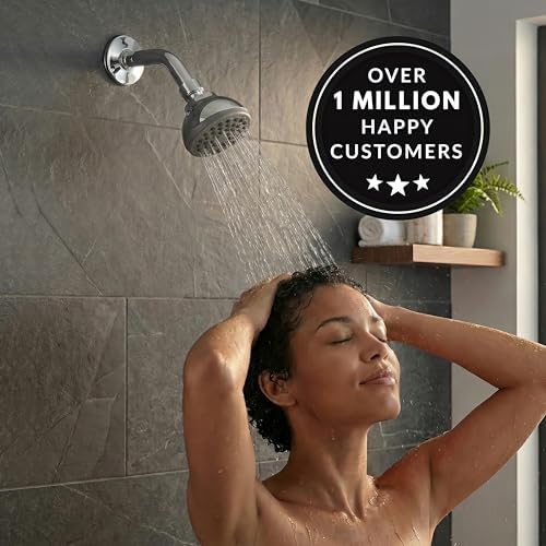 Aqua Elegante Pressure Boosting Shower Head - 1.8 GPM - Polished Chrome - Image 7