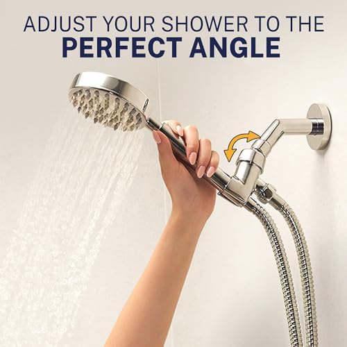 HammerHead Metal Handheld Shower Head High Pressure, 6ft Long Shower Hose - Image 6