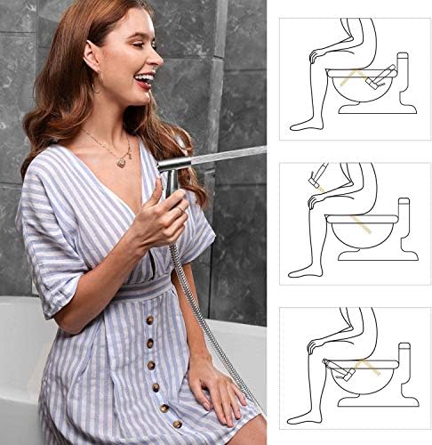Sink Sprayer Hose Attachment for Faucet, Faucet Head Replacement with 5 Adapters, 59" Hose and Holder - for Feminine Hygiene, Baby Diaper Cleaning & Pet Bathing - Image 7