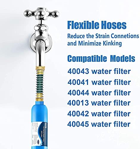Bringpure RV Water Filter with 90 Degree Elbow and Flexible Hose Protector - Image 6