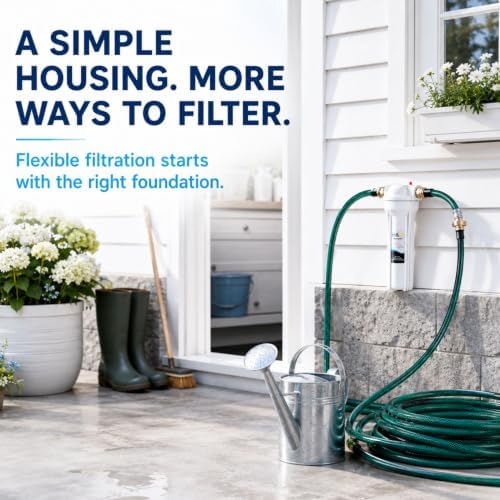 H&G Lifestyles Garden Hose Water Filter Housing 10" x 2.5" - Image 7