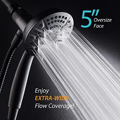 AquaDance New Magnetic Docking 8-setting High Pressure Handheld Shower Head - Image 6