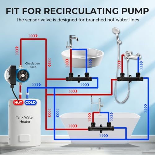 WP596816 Upgraded Brass Sensor Valve Kit for Hot Water Recirculating Pump - Image 7