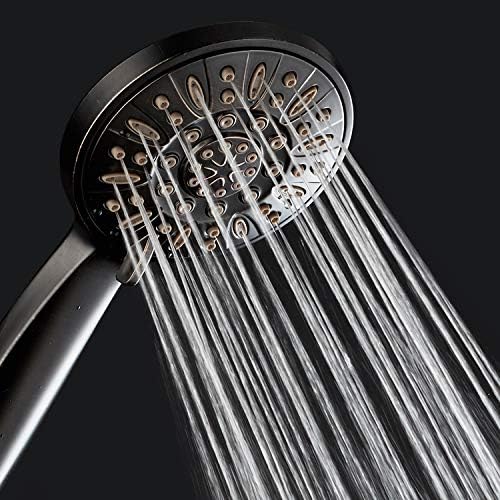 AquaDance High Pressure Luxury 6-mode Ergonomic Handheld Shower Head Set - Image 7