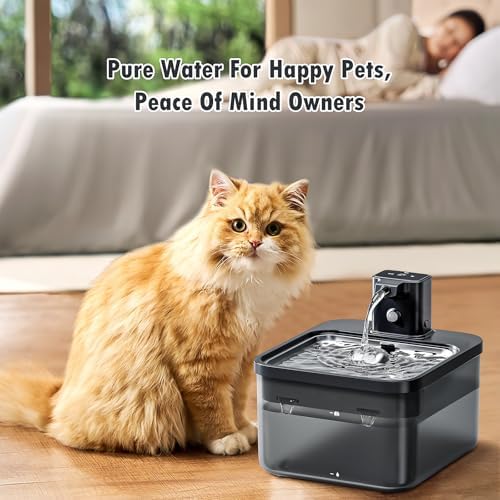 8 Packs Replacement Filters for DownyPaws Battery Operated Cat Water Fountain DPWFP6, 4 Months Set of Replacement Filters for DownyPaws 84oz/2.5L Fursink Wireless Pet Water Fountain - Image 7