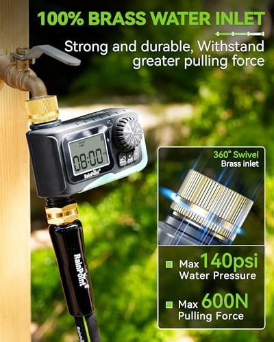 RAINPOINT Sprinkler Timer with Brass Swivel - Image 6