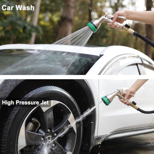 FANHAO Upgraded 100% Metal Garden Hose Nozzle Heavy Duty, 7 Spray Patterns - Image 6