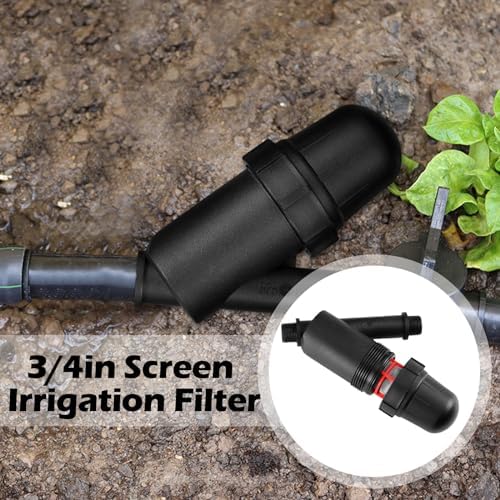 Glooglitter 1 Pcs Inline Y Filter Drip Irrigation, 3/4" MPT Mesh Screen - Image 6