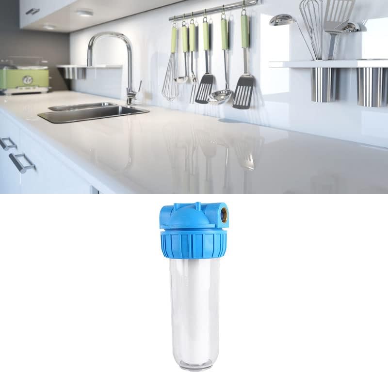 10in Water Filter Housing with 1in Brass Port, Clear - Image 7