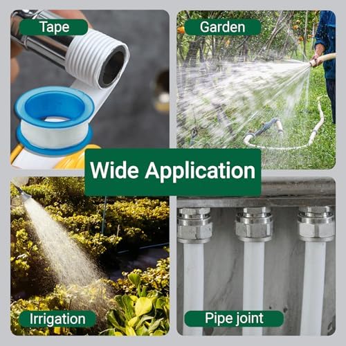 25MM Garden Hose Strainer, Hose Inlet Strainer Mesh Filter, Compatible with Livewell Pump, for Irrigation Garden High Pressure Sprayer Garden Hose Suction Line, with Blue Industrial Tape, 2PCS - Image 6