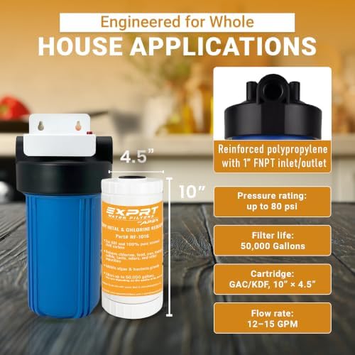 Whole House Water Filter 10" x 4.5" Reduces Heavy Metals EZ-2300 - Image 7