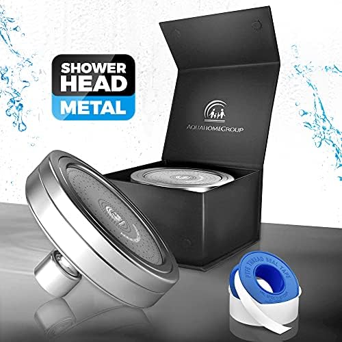 AquaHomeGroup Filtered Shower Head, Chrome, 2-Stage, 2.5 GPM, 2 Cartridges - Image 7