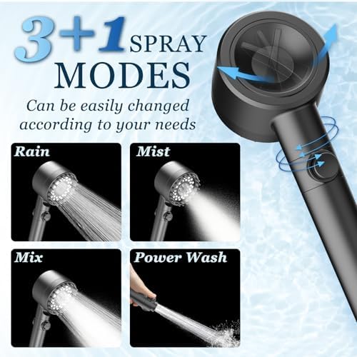 FEELSO Filtered Shower Head with Handheld, High Pressure Shower Filter Head - Image 6