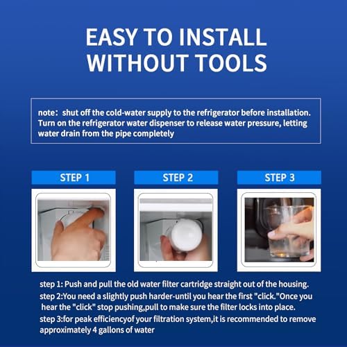 Water Filter for Frigidaire FG4H2272UF LFHB2751TF FFHB2750TS FGSS2635TF - Image 6