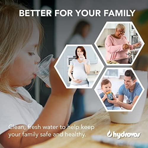 HV-RO1400-ROM Filter, Replacement Cartridge #2 Fits Only HV-RO1400-OD Tankless Reverse Osmosis System, 2 Years Filter Life, Easy DIY Filter Changes, Reduces Over 95% Dissolved Contaminants - Image 6