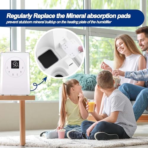 40 Pack Humidifier Replacement Filters and Aroma Pads for LEVOIT, Compatible with LV600HH LV600S OasisMist450S OasisMist600S, Capture Fine Particles to Improve Humidification Efficiency, White - Image 6