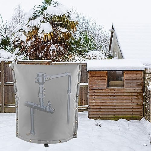 Insulated Backflow Preventer Pouch - Outdoor Pipe Insulation for Winter, Well Pump & Sprinkler Valve Protection - Image 7