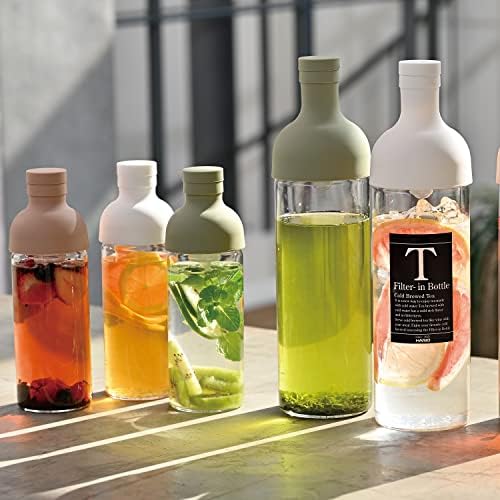 Hario Cold Brew Tea Wine Bottle, 750ml, White - Image 7
