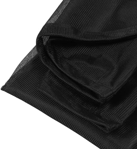 Rain Drum Mesh Cover Polyester Drawstring Screen 35.4 to 39.4 Inch Circular Filter Blocks Leaves Debris Fits Outdoor Garden Water Collection Buckets and Tanks (Dia 95cm) - Image 7