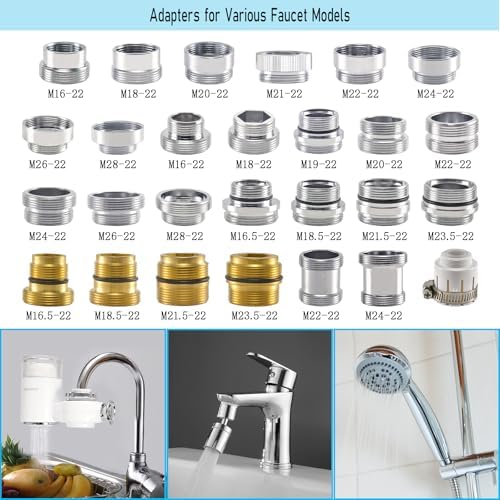 Faucet Adapter, Female 3/4"-27 TPI to Male 55/64"-27 TPI(F18.5-M22) - Image 7