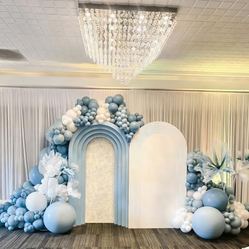 Dusty Blue Balloon Arch Kit,129Pcs Light Blue Balloons - Image 7