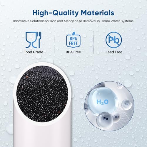 PUREPLUS 20"x4.5" Whole House Iron & Manganese Reduce Water Filter, 1 Pack - Image 6