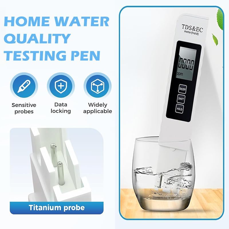 4 in 1 TDS Meter Digital Water Tester, 2026 New Water Quality Tester with EC Temp Color Display for Drinking Water Aquariums Hydroponics Pools (1 Pcs) - Image 7