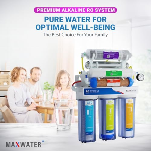 Max Water 12-Stage Premium 50 GPD RODI (Reverse Osmosis Deionization) System with UV, pH Alkaline, Multi-Mineral Infrared – Dual Outlet Under-Sink Water Filter for Drinking & Aquarium System - Image 6