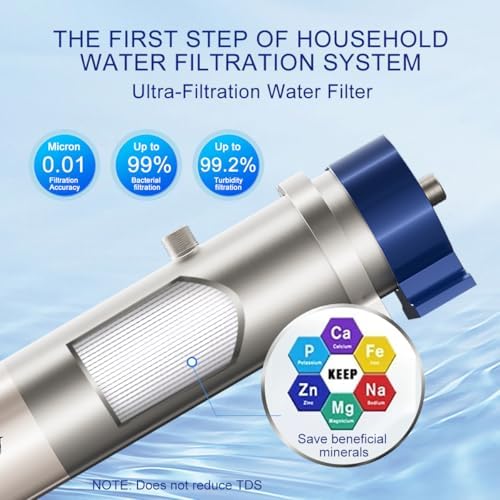 Wheelton Replacement Filter for UF2 Whole House 1000L PVDF Ultrafiltration Membrane Water Filter 4.4GPM (1 PCS) - Image 6