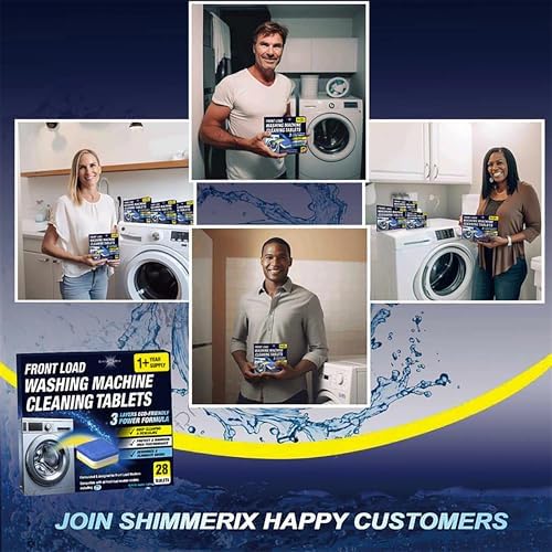 Washing Machine Cleaner Descaler, 28 Pack, Designed for Front Loader Washer - Image 7