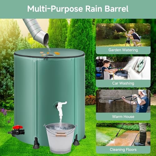Collapsible Rain Barrel Water Storage Containers 53 Gallon - Image 6