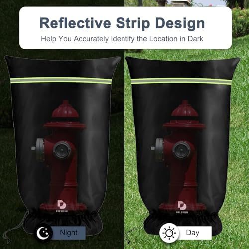 DELSWIN Backflow Preventer Pipe Insulation Cover - 24" W X 36" H Insulated Pouch for Winter Freeze Protection, Waterproof Sprinkler Valve Covers for Outside Irrigation, Well Head, Well Pump, Faucet - Image 7